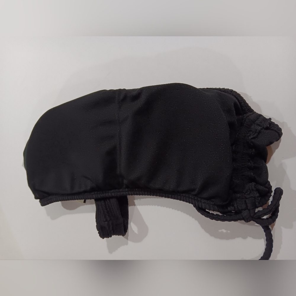 Salt + Cove Juniors' (Size M) Black 1-Shoulder Swim Top with Tie (NWT) - Picture 5 of 10